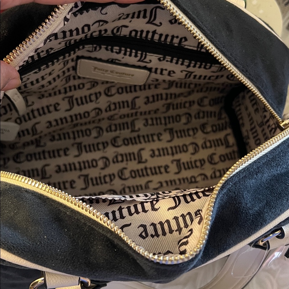 Juicy Couture Black and Cream Royal Satchel - Picture 5 of 6